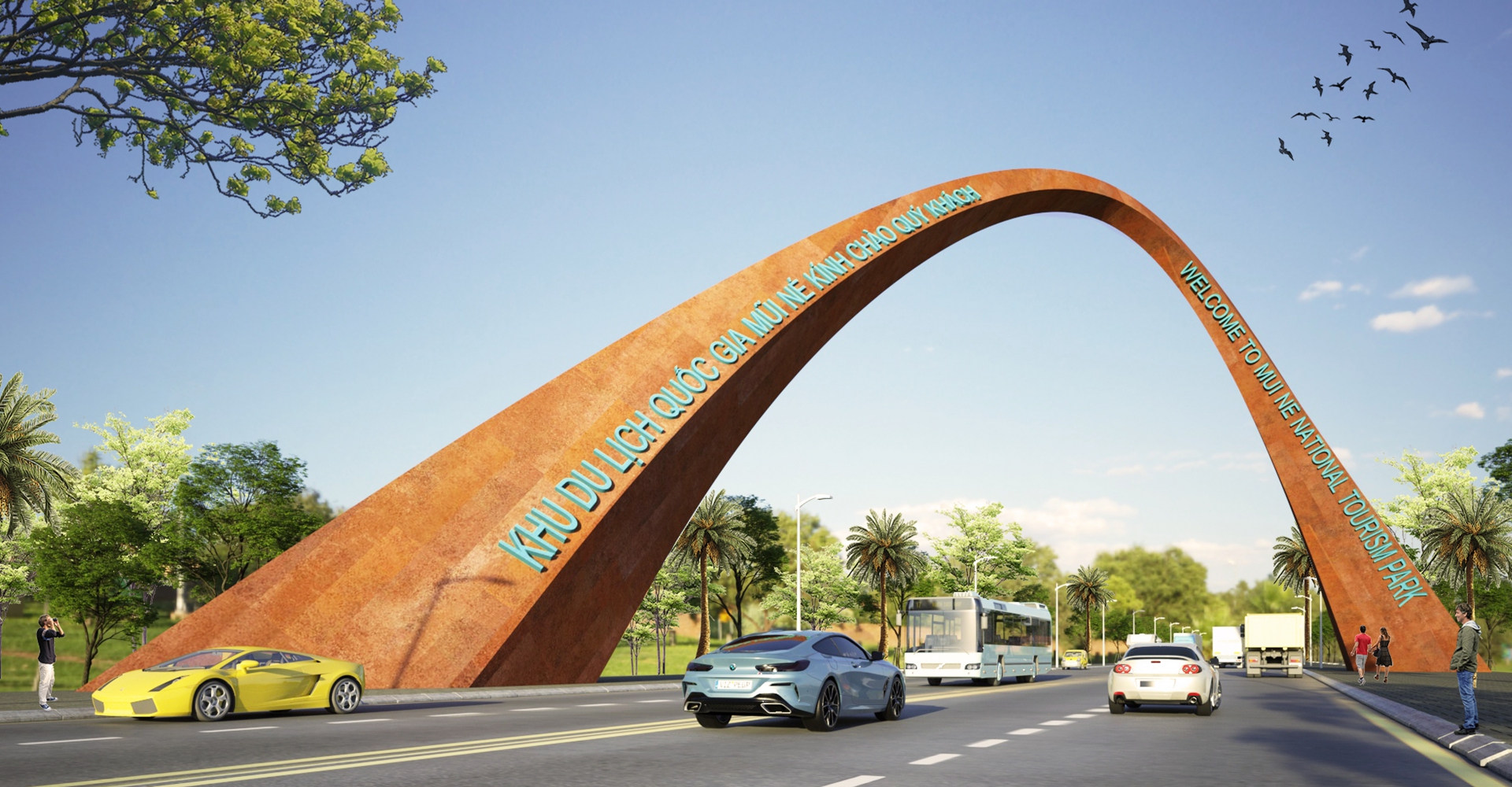 MUI NE NATIONAL TOURISM PARK'S WELCOME GATE