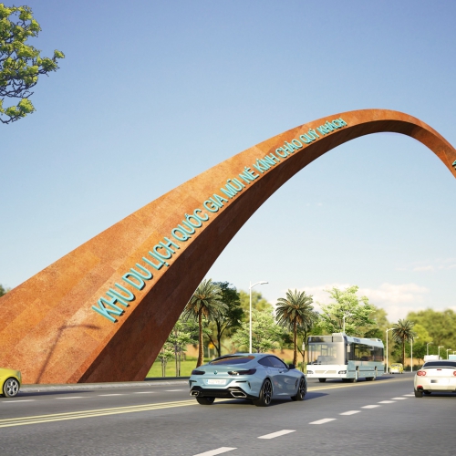MUI NE NATIONAL TOURISM PARK'S WELCOME GATE (GIẢI NHẤT THIẾT KẾ CỔNG CHÀO KHU DU LỊCH QUỐC GIA MŨI NÉ)